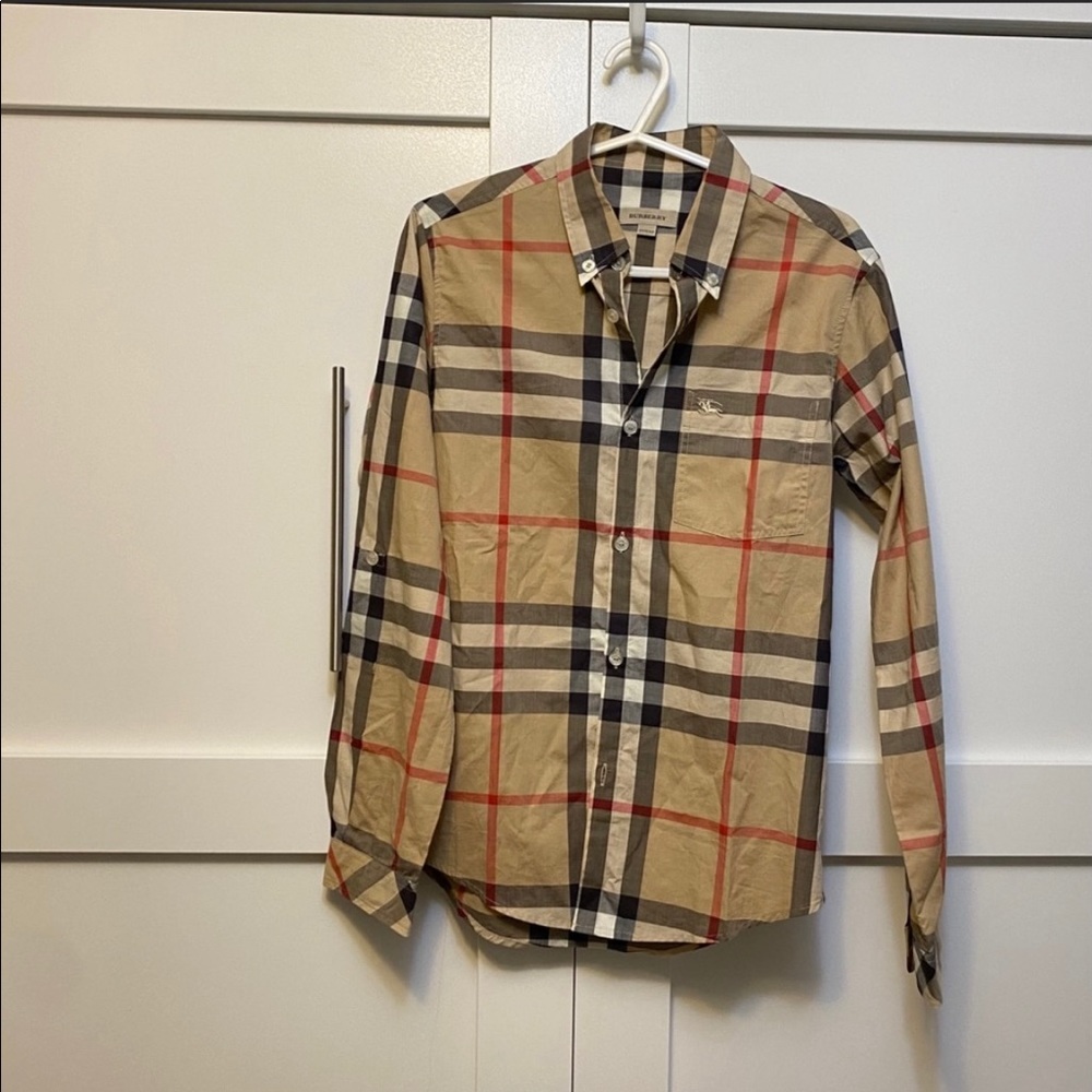 Boys Burberry dress shirt